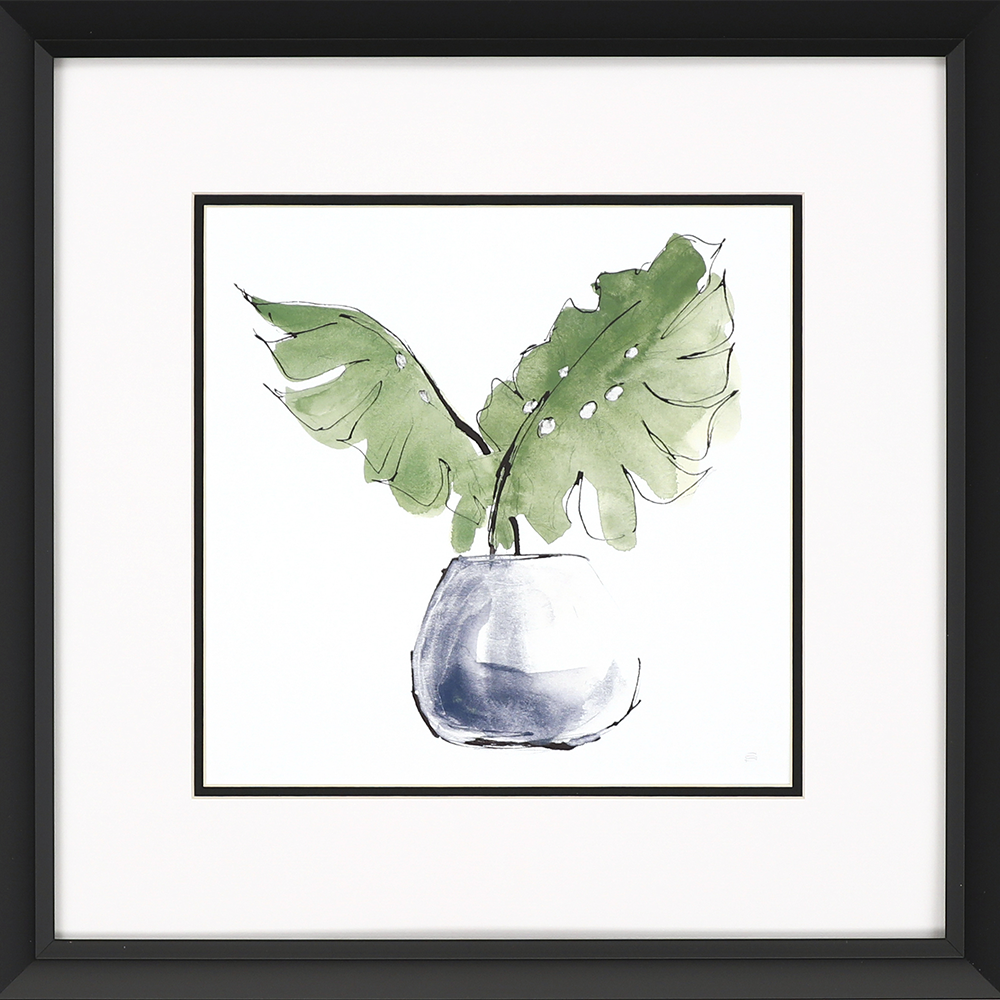 Big Plant Leaf Framed Wall Art (II)