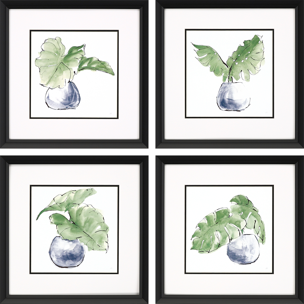 Big Plant Leaf Framed Wall Art (II)