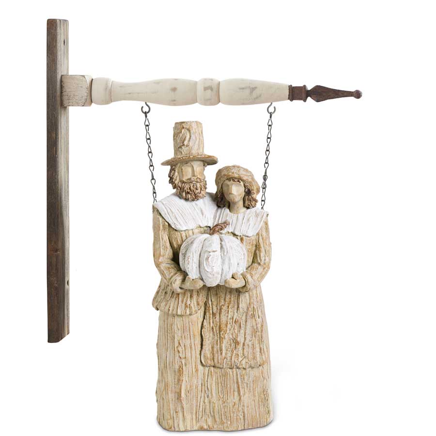 Pilgrim Man & Woman Arrow Replacement Hanging Sign