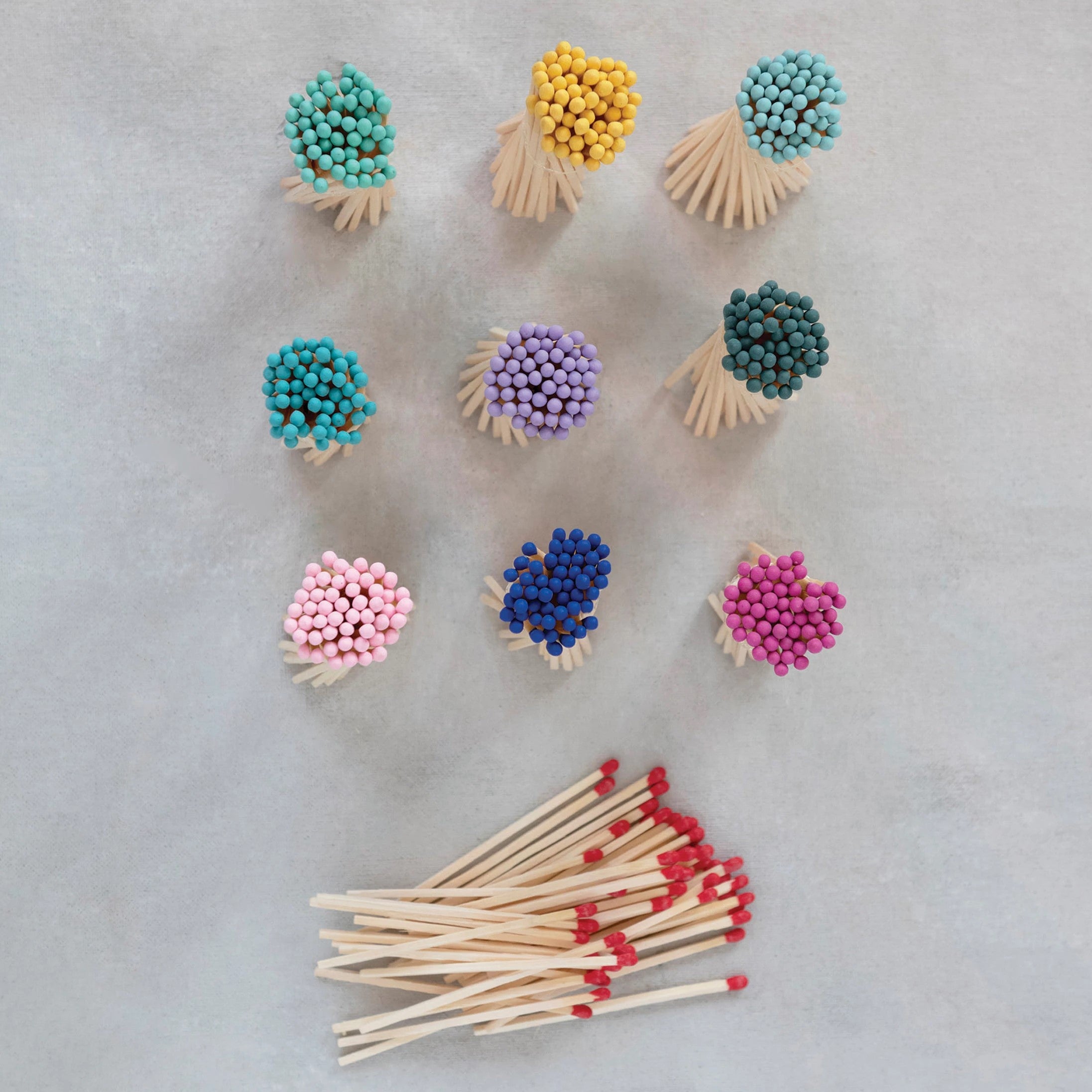 Safety Matches in Box (Contains 150 Pieces in 10 Colors)