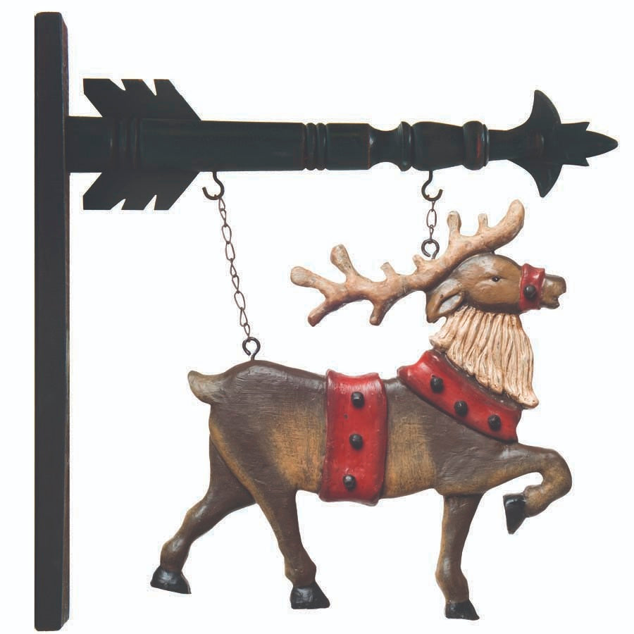 Reindeer with Bells Arrow Replacement Sign