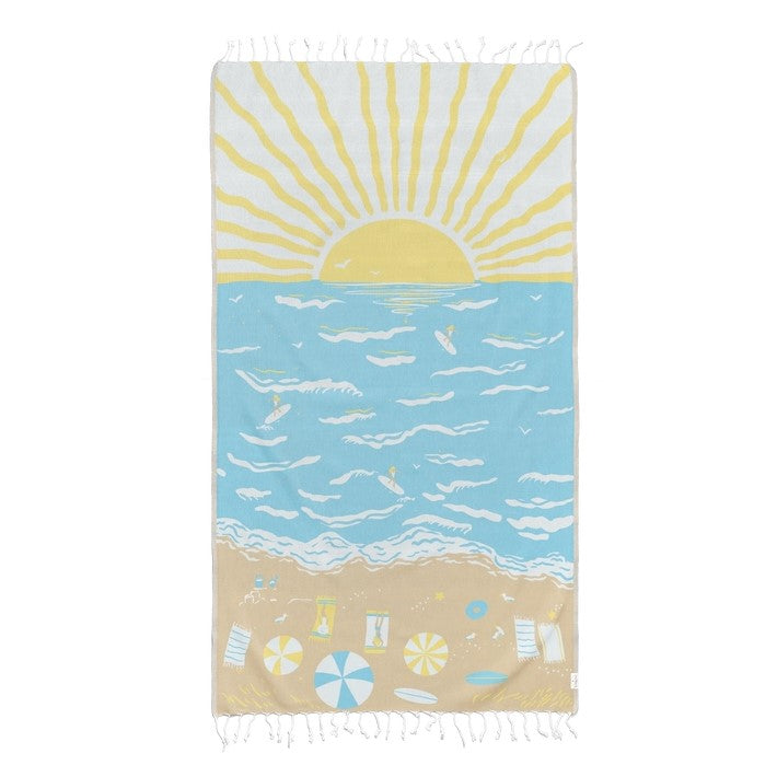 Beach Day Turkish Beach Towel