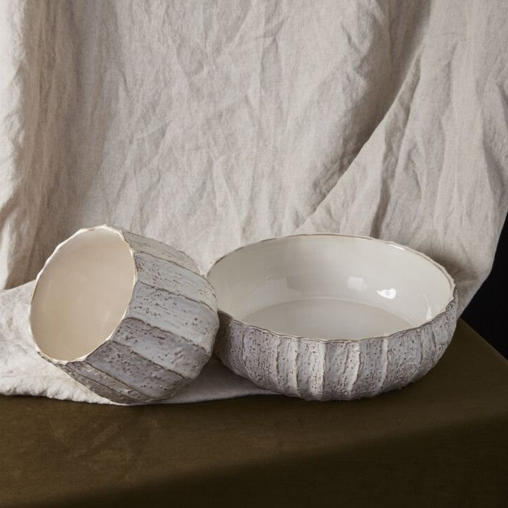 Beechwood Tree Bark Bowl Pot Planter