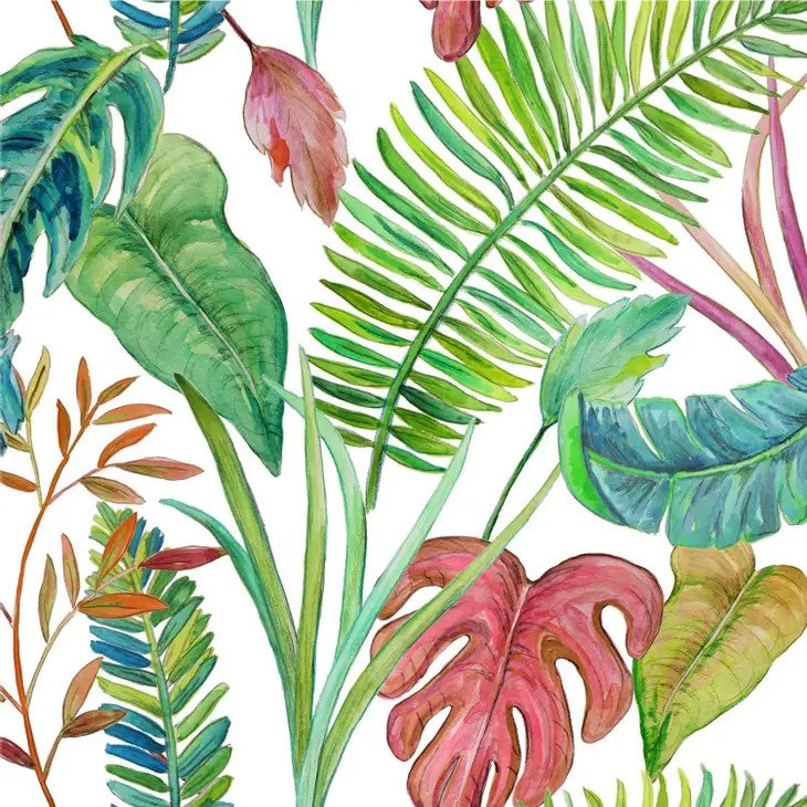 Paradise Palm Leaves Paper Cocktail Napkins – 20 Per Package