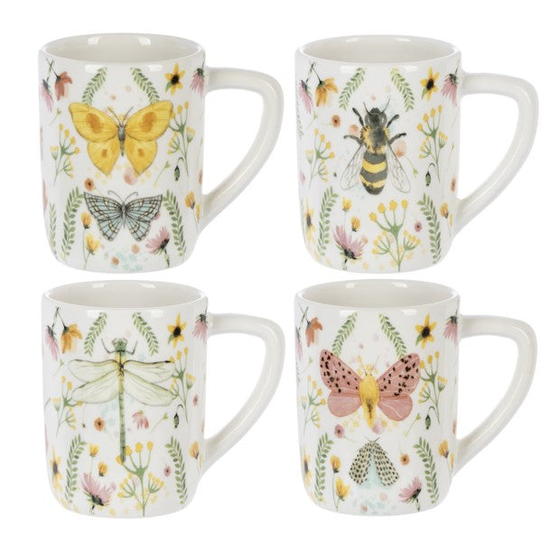 Botanical Insect Mug - Sold Individually