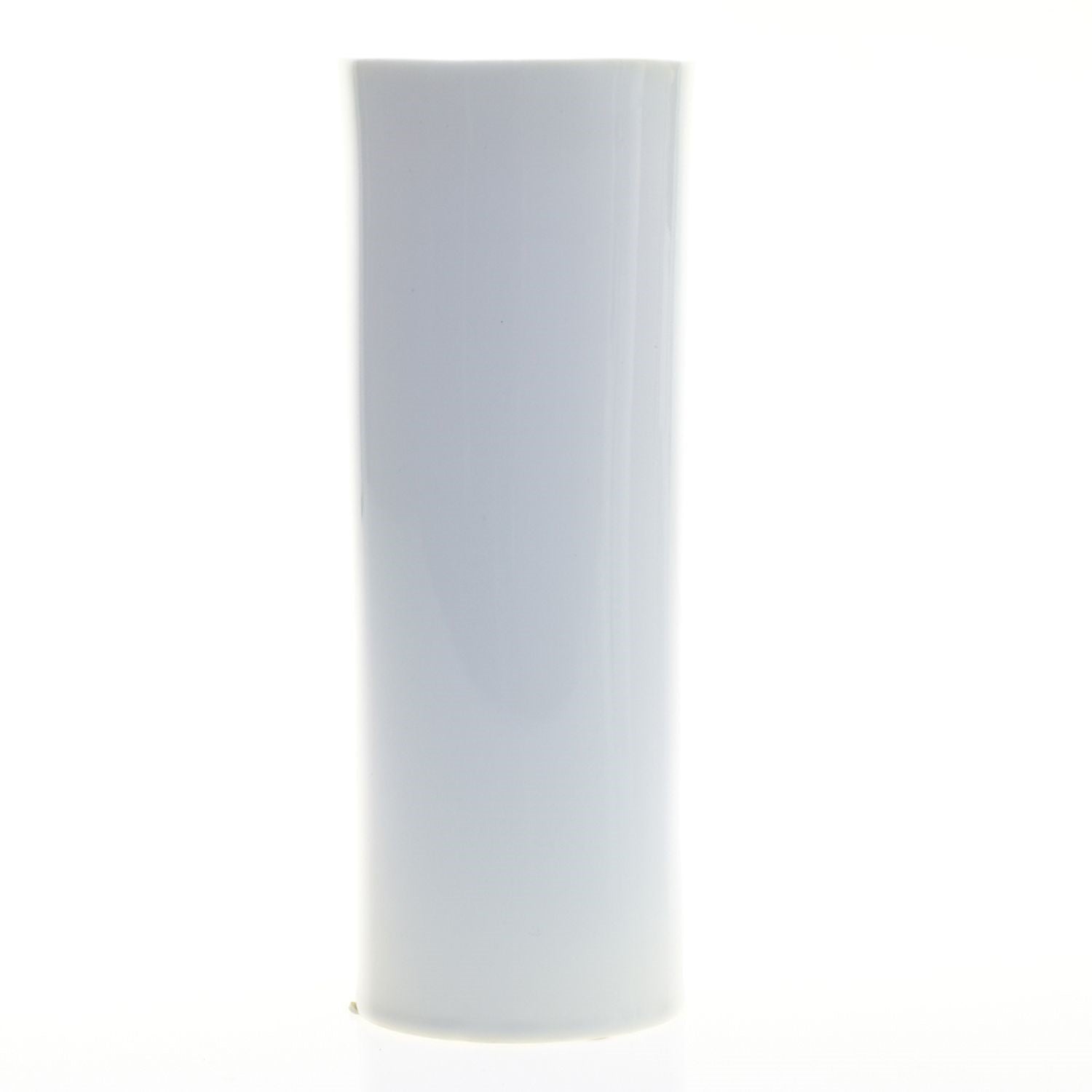 White Modern Brooklyn Cylinder Vase (XL)