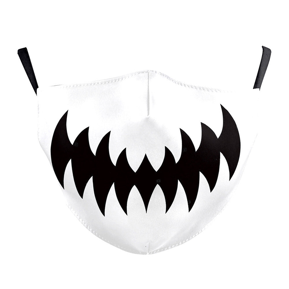 Halloween Print Cotton Mask (Cartoon Lip)