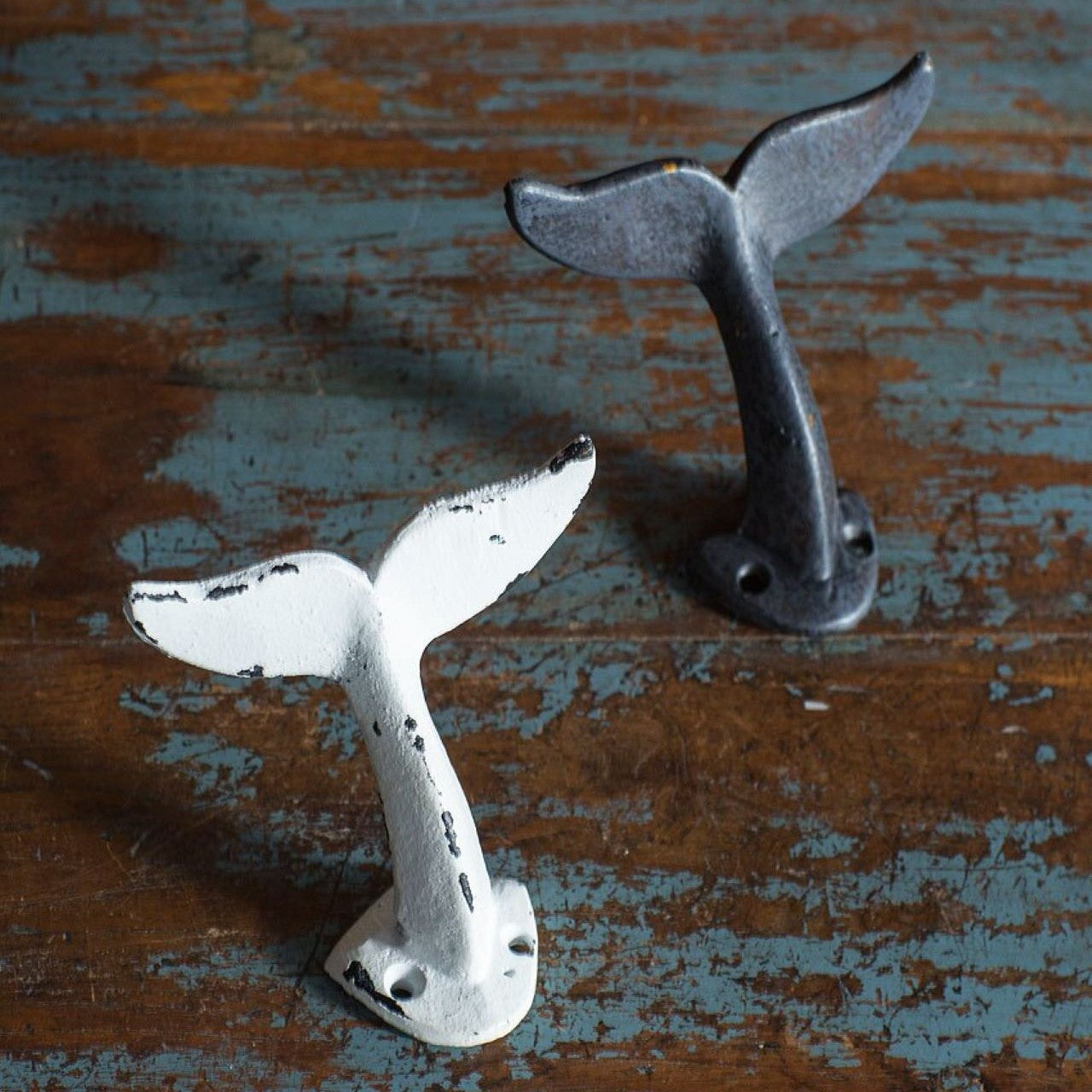 Whale Tail Wall Hook (Black)