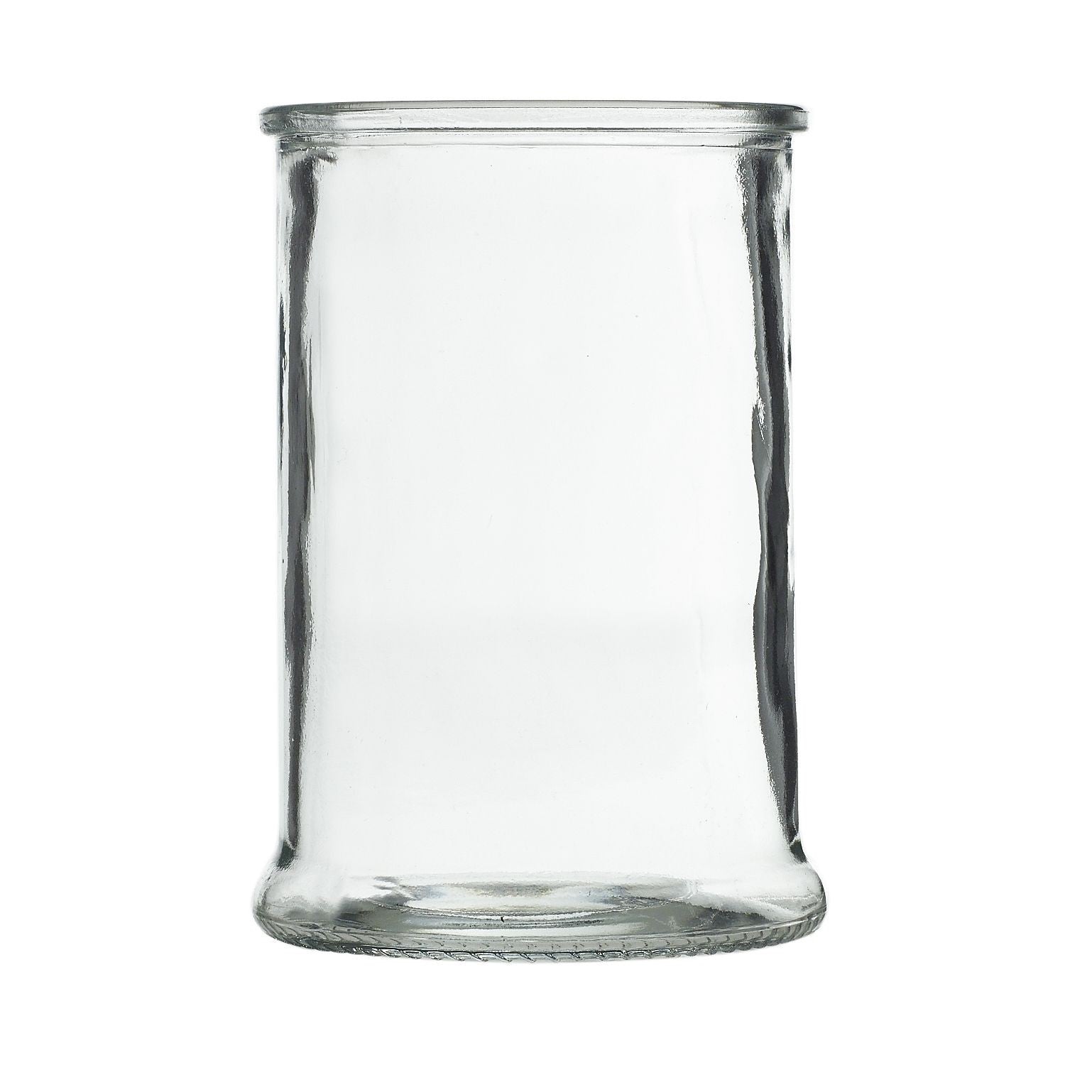 Clear Veza Glass Modern Vase