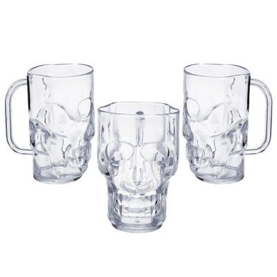 Clear Skull Mug