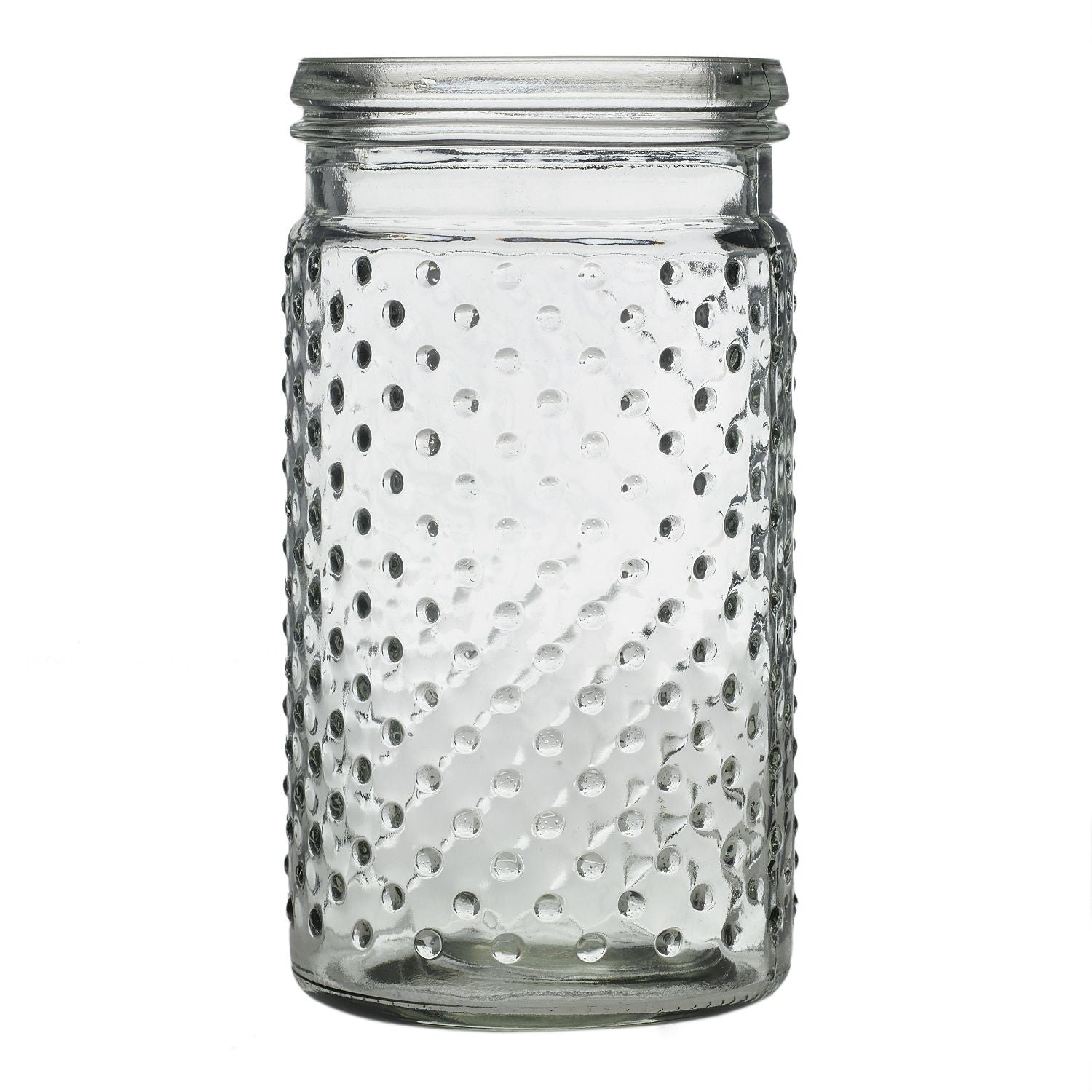 Hobnail Jar Vase (Assorted Sizes & Colors)