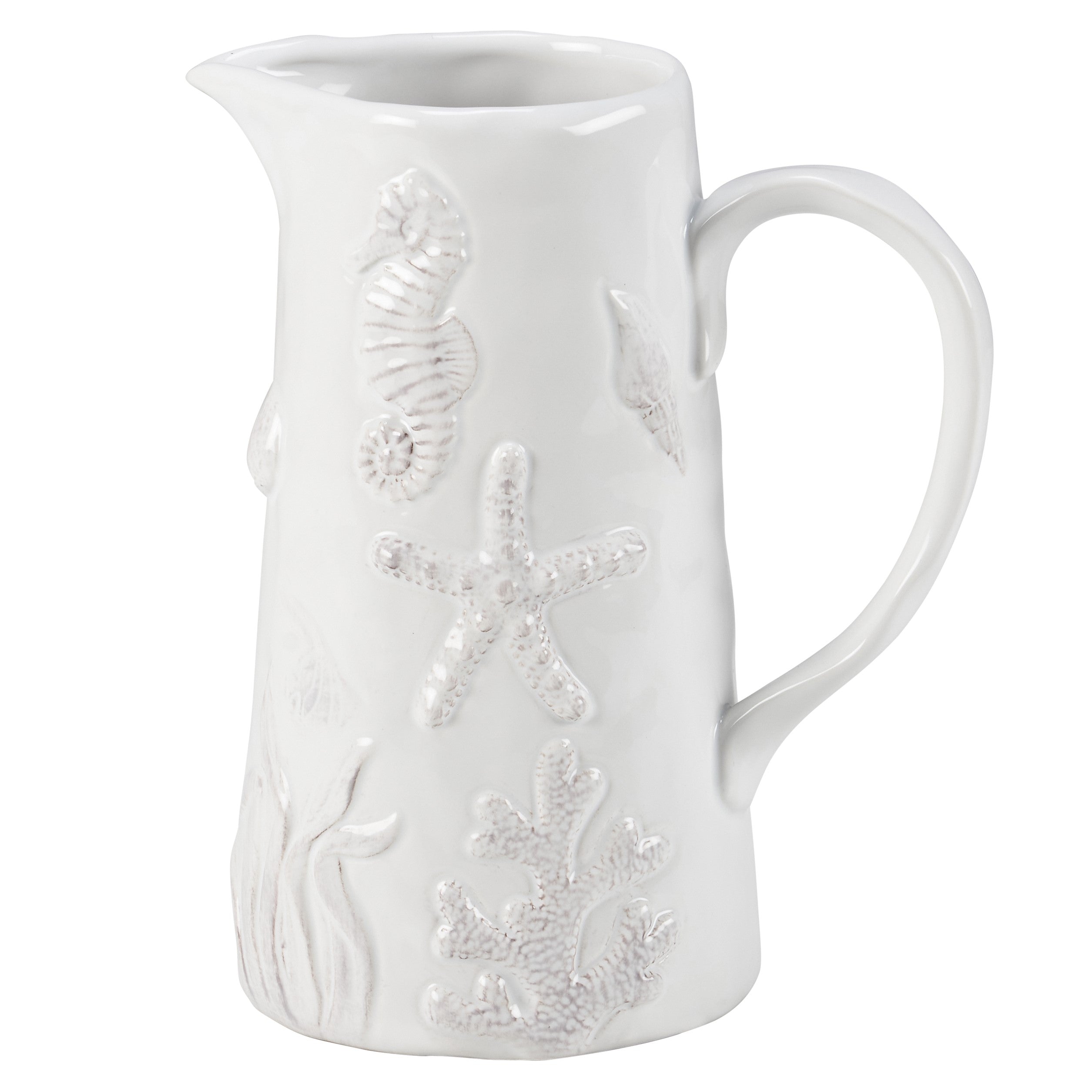 Embossed Beach Pitcher