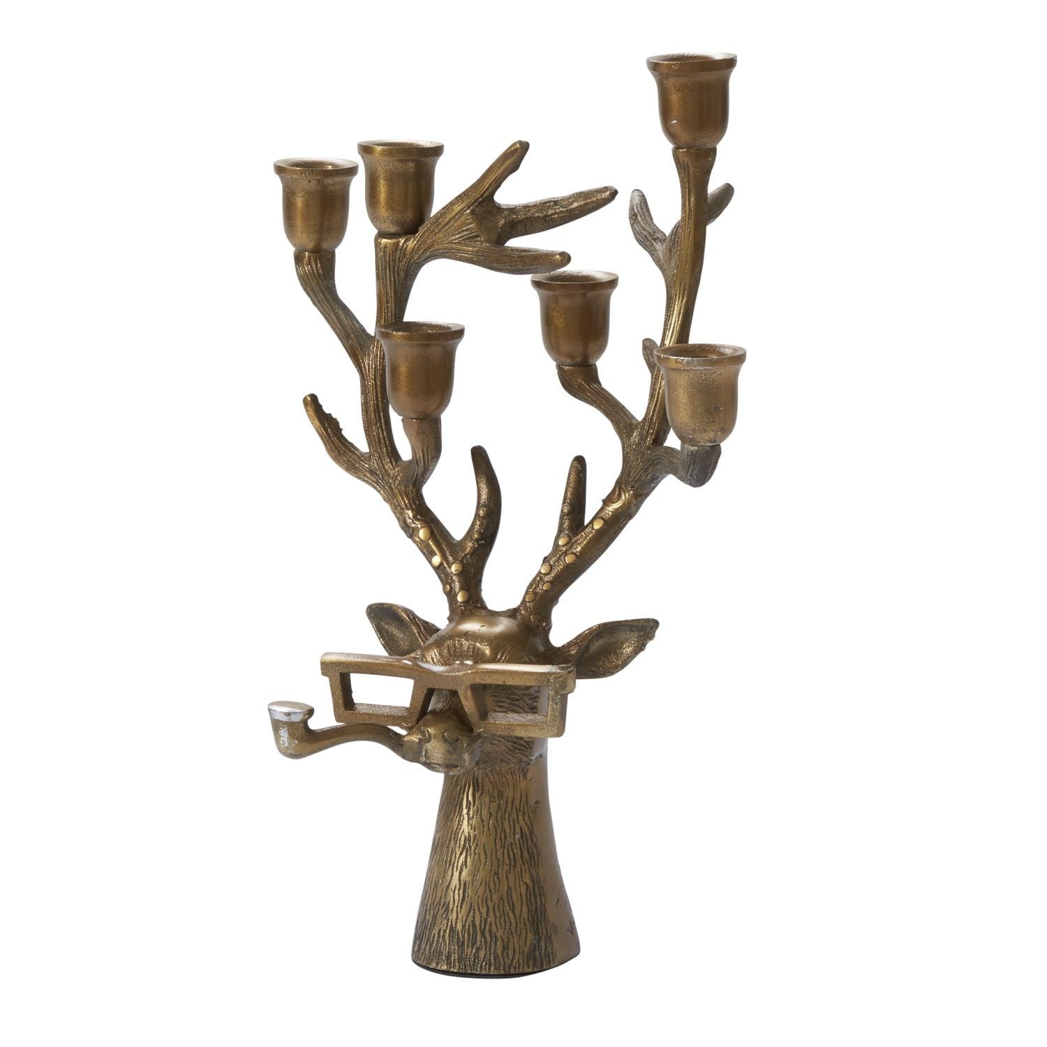 Frankie Reindeer Antler Candelabra Taper Candleholder
