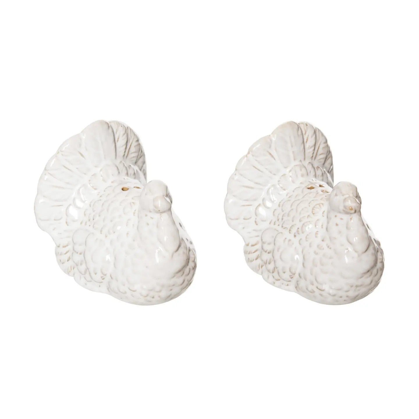 White Turkey Salt & Pepper Shaker Set