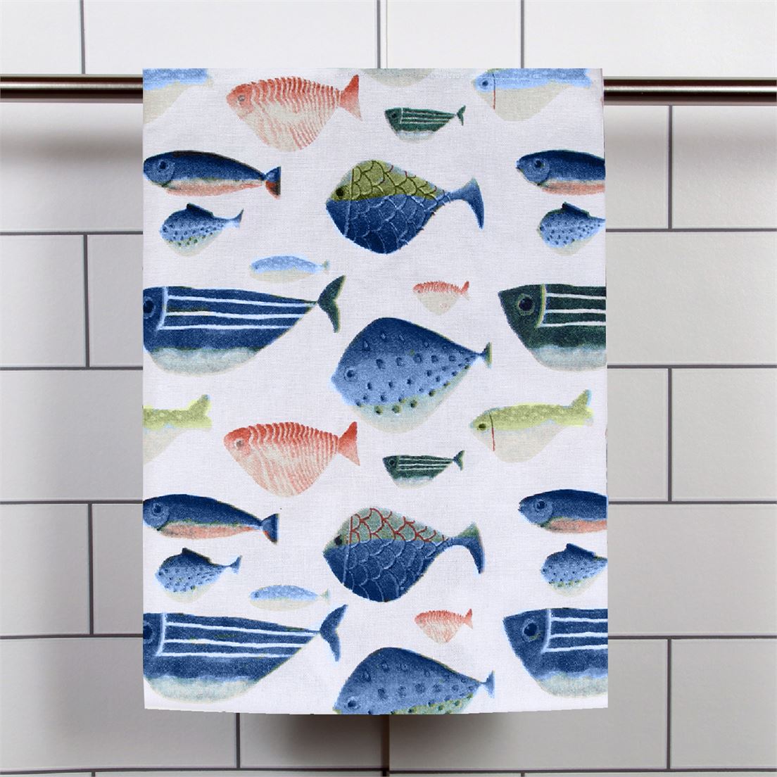 Fish Tales Kitchen Dish Towel