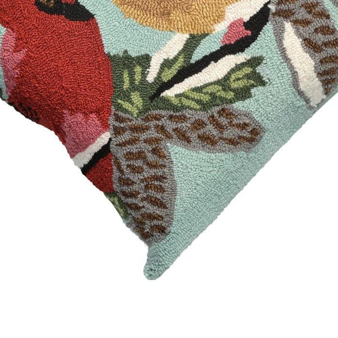 Frontporch Cardinals Throw Pillow (Indoor, Outdoor)