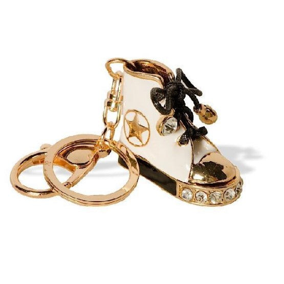 Star Sneaker with Rhinestones Keychain & Toggle