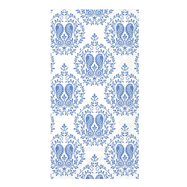 Grand Millennial Seahorse Paper Guest Towel Dinner Napkins - 16 Per Package