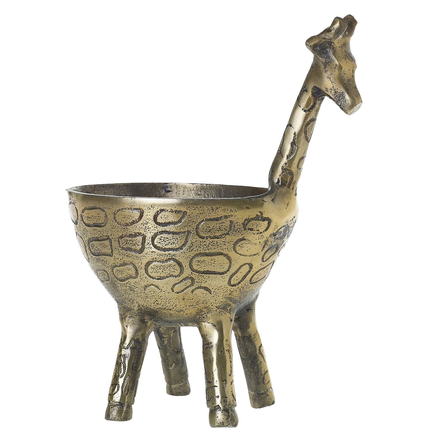 Metal Gia Giraffe Planter Pot