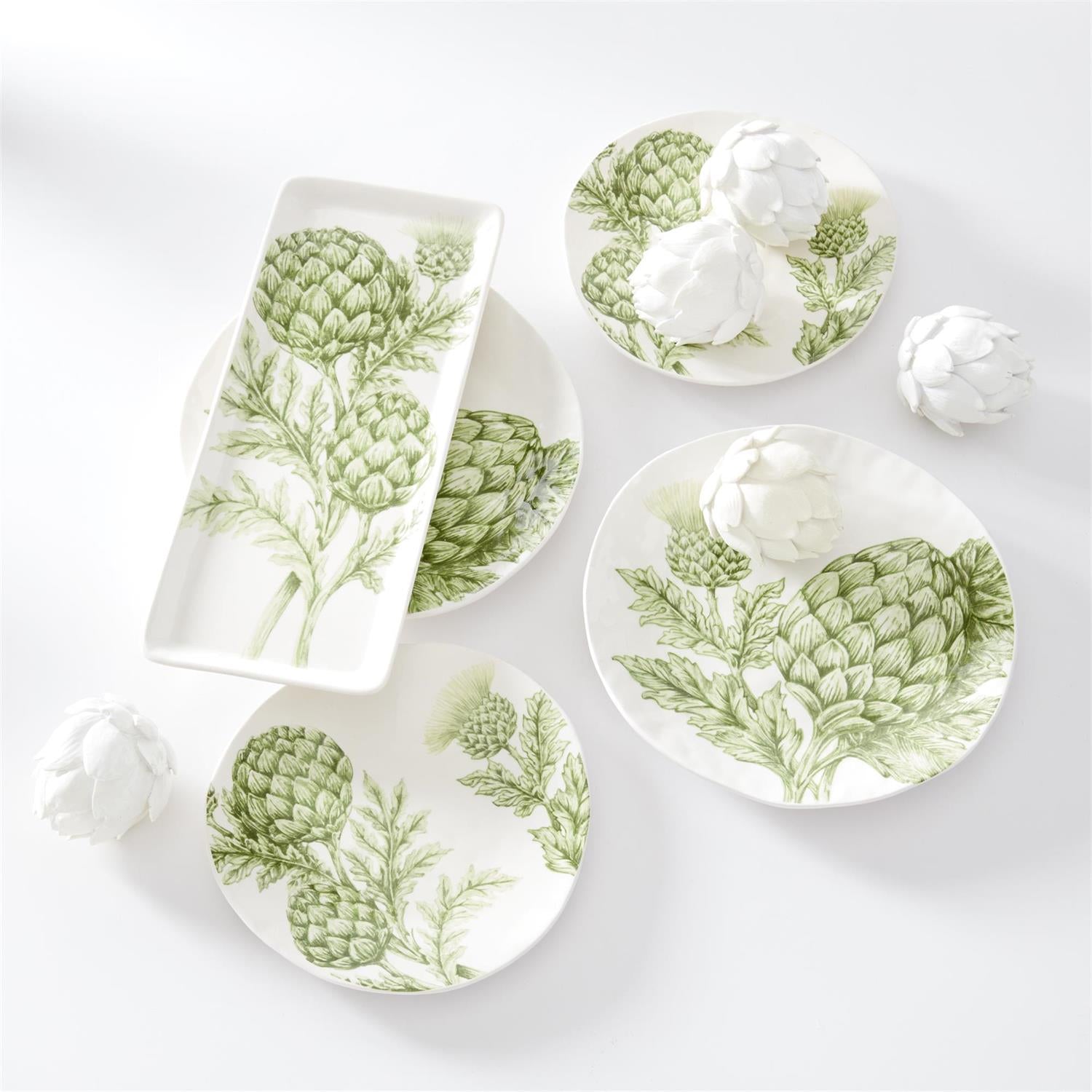 Glossy White Artichoke