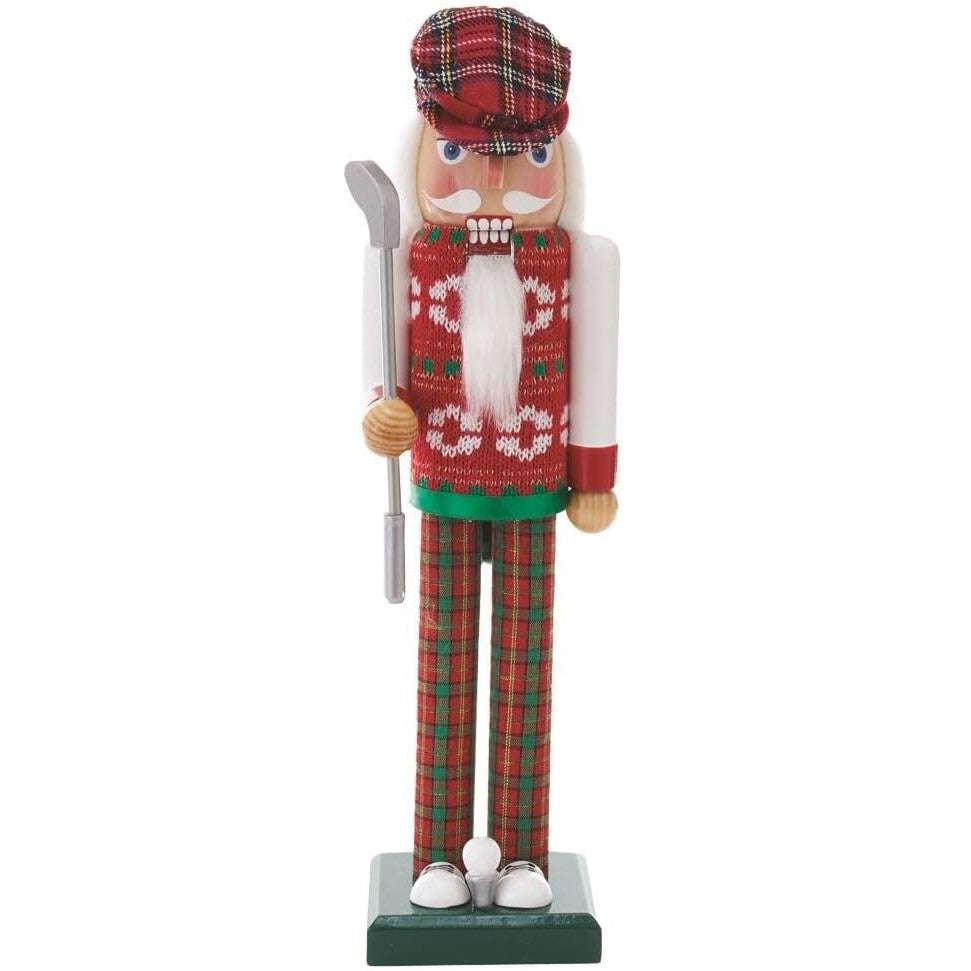 Christmas Golfer Nutcracker