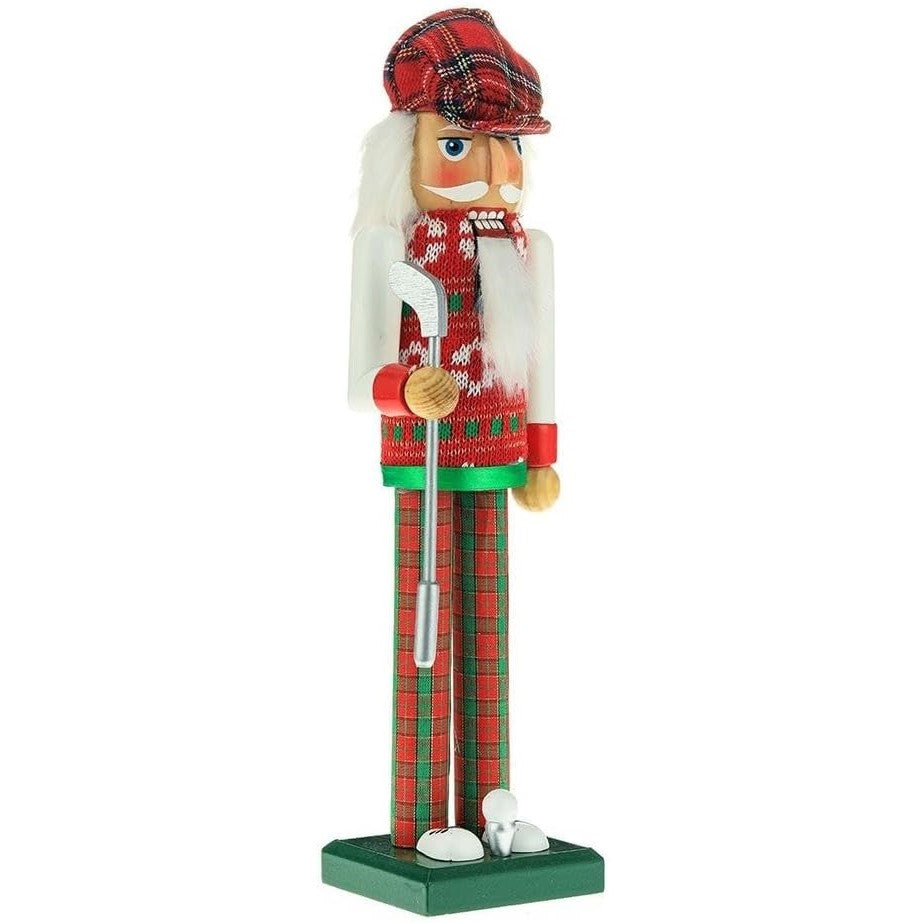 Christmas Golfer Nutcracker