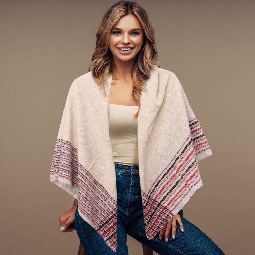 Winter Blanket Scarf (Ivory)