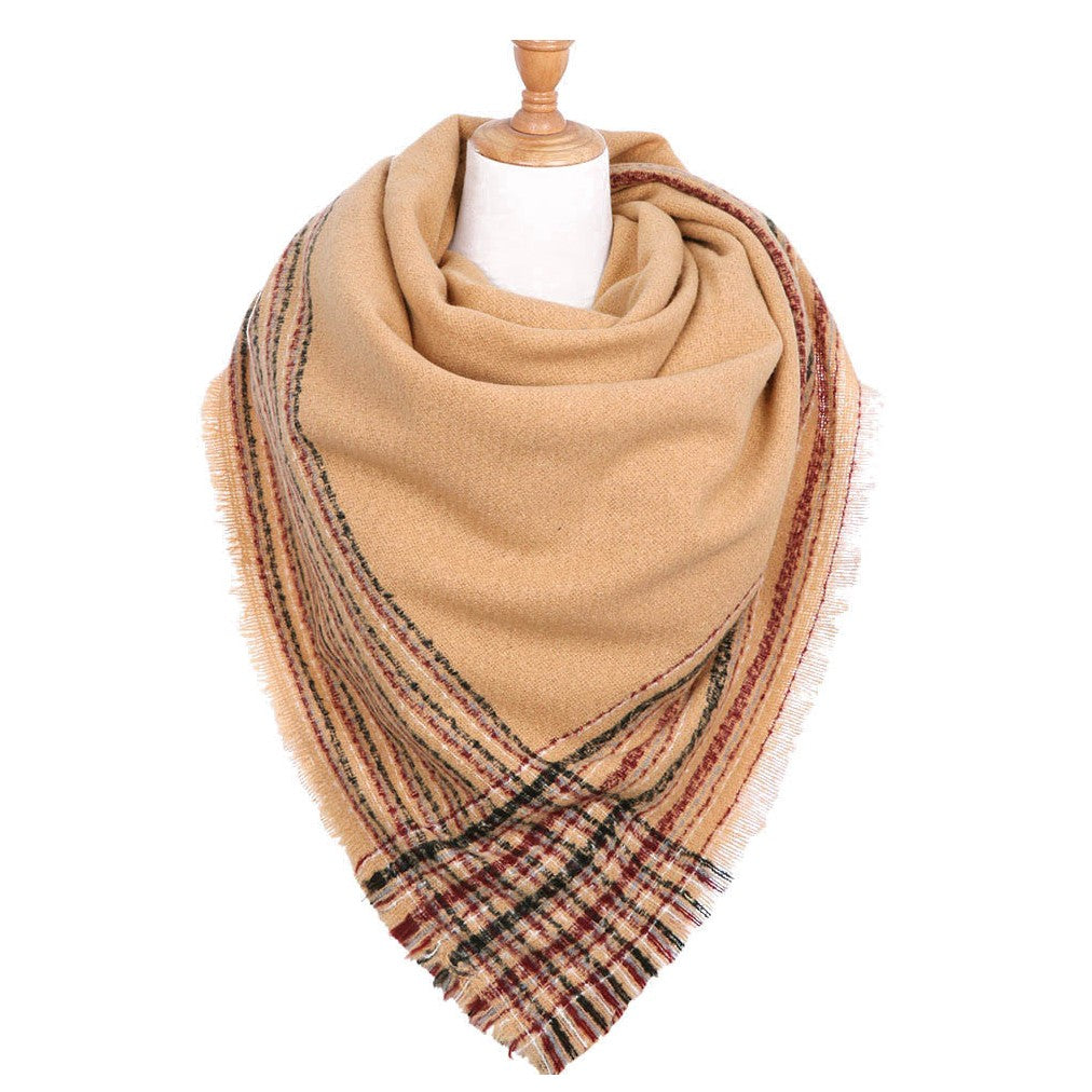 Winter Blanket Scarf (Tan)