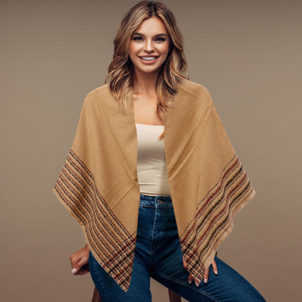Winter Blanket Scarf (Tan)