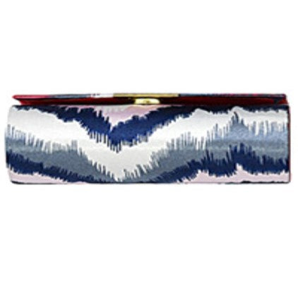 Abstract Flap Lipstick Case with Mirror - E