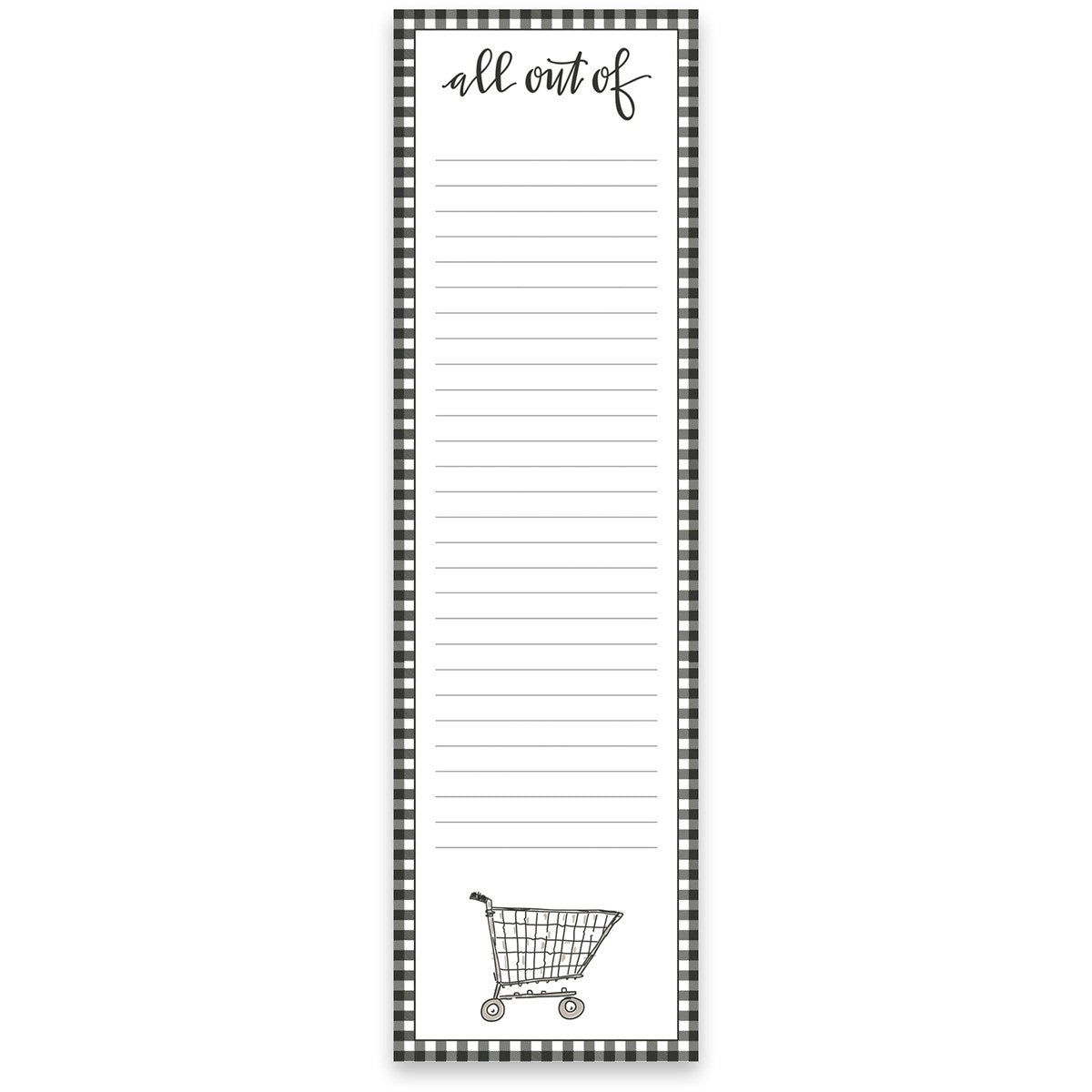List Notepad - All Out Of