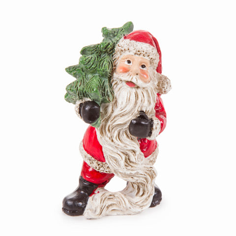 Santa with Tree Figure
