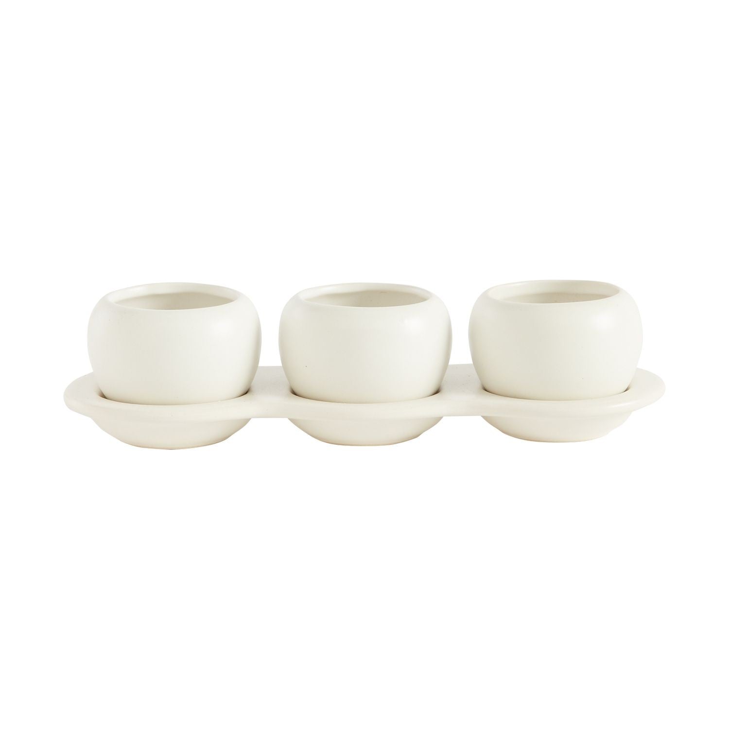 Otto White Modern Planter Pots