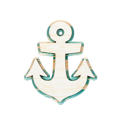 Painted Wood Anchor