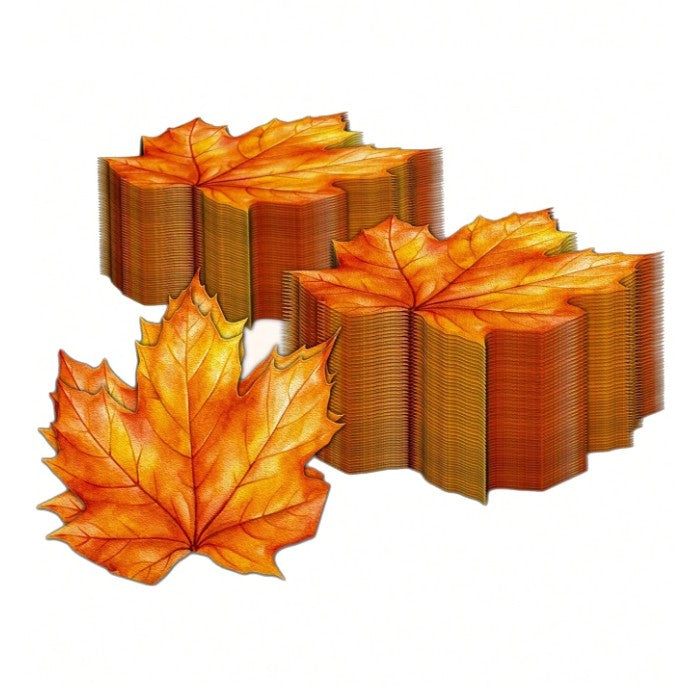 Maple Leaf Shape Paper Napkins – 20 Per Package