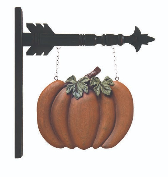 Orange Pumpkin Hanging Arrow Replacement Sign
