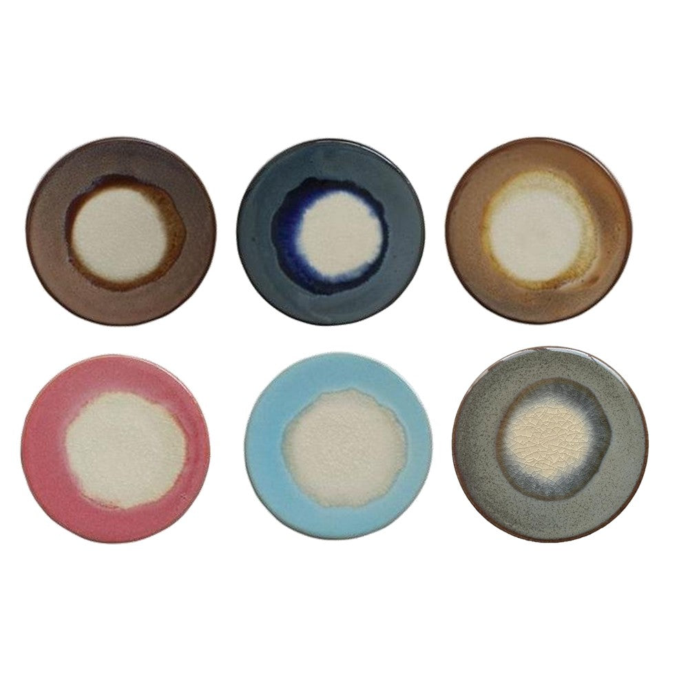 Reactive Glaze Trivet - Coaster (Set of 6)