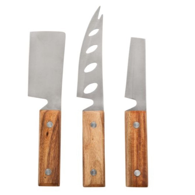 Riveted Knife Cheese Knife Set