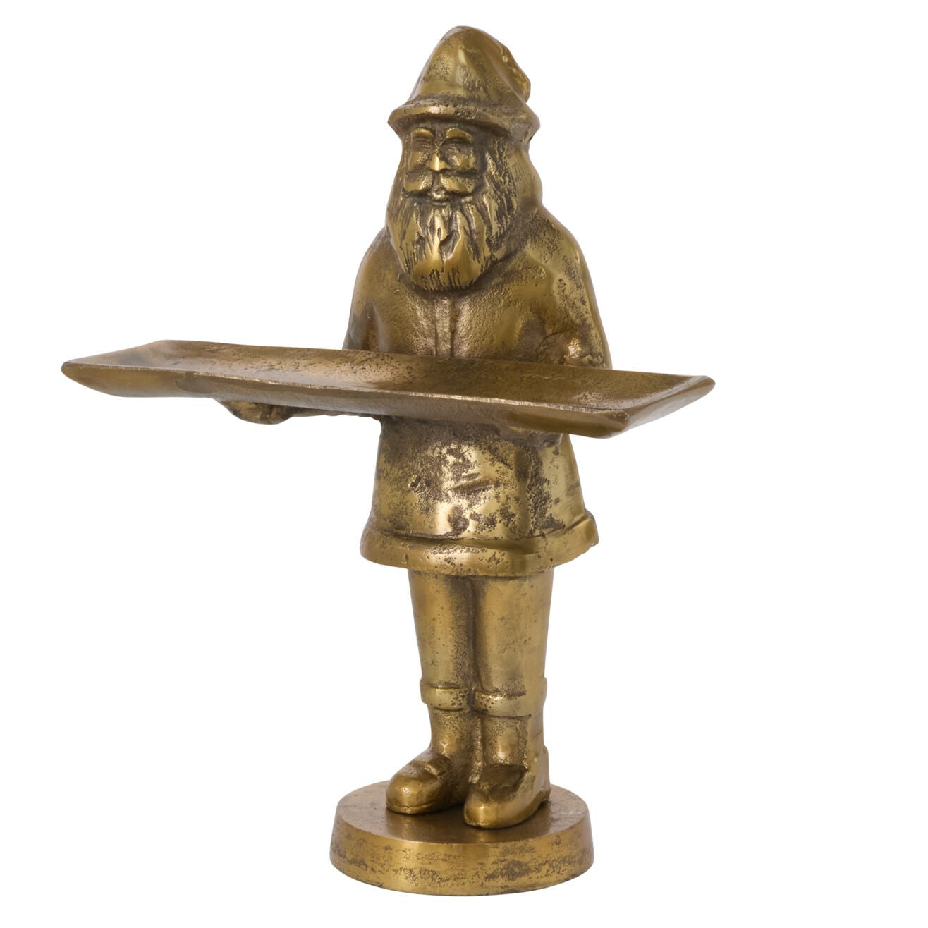 Tall Santa Claus Saint Nick Tray Stand