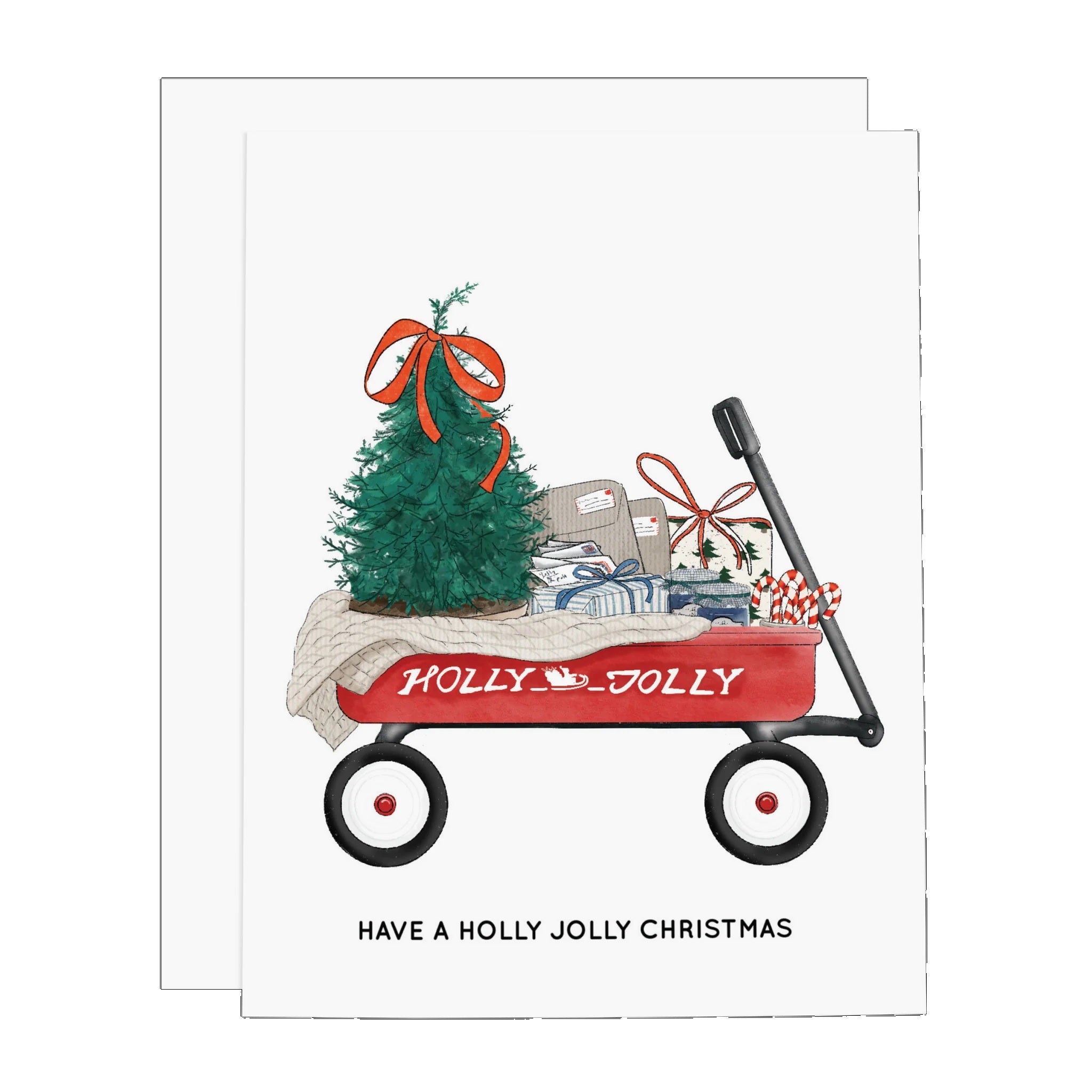 Santa and Dogs Christmas Greeting Cards (Set of 8)