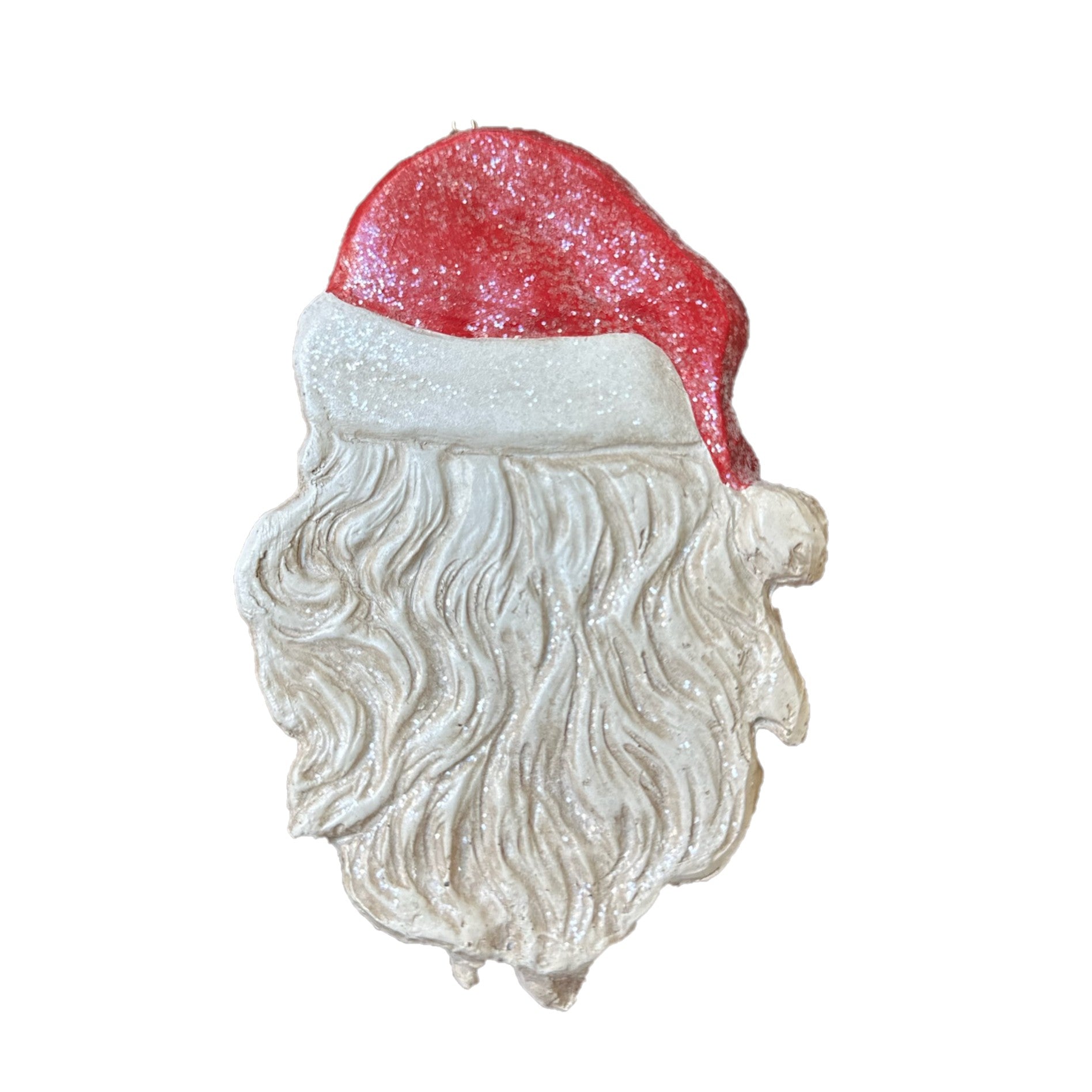 Large Santa Face Christmas Tree Ornament