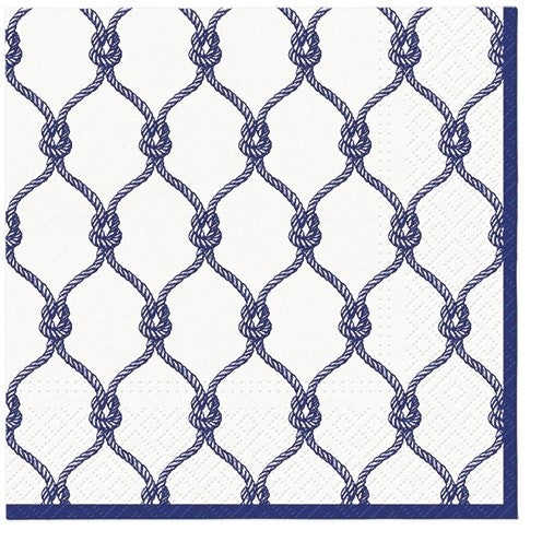 Sea Knots Nautical Rope Paper Lunch Napkins – 20 Per Package