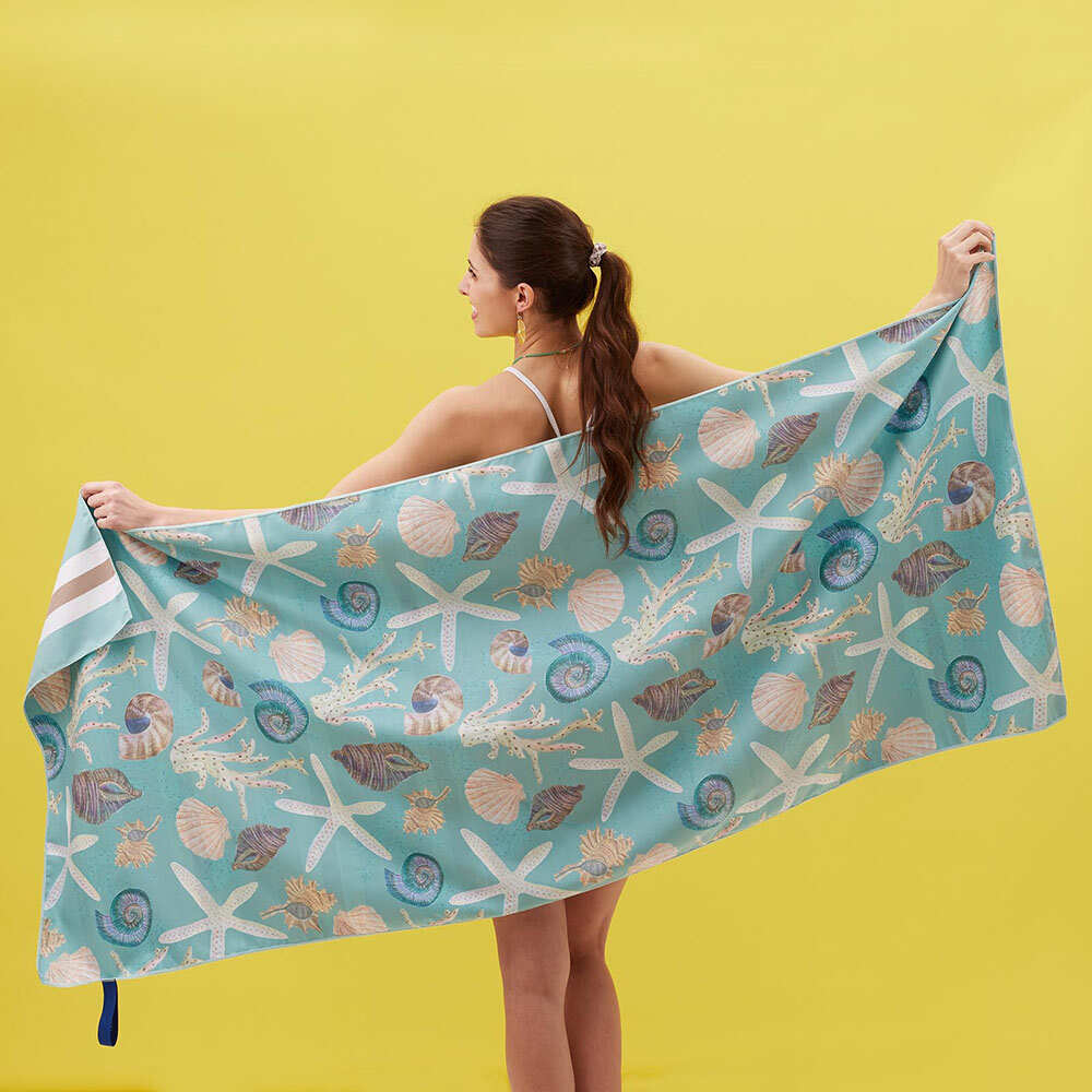 Seashell Treasures Beach Towel (reversible)