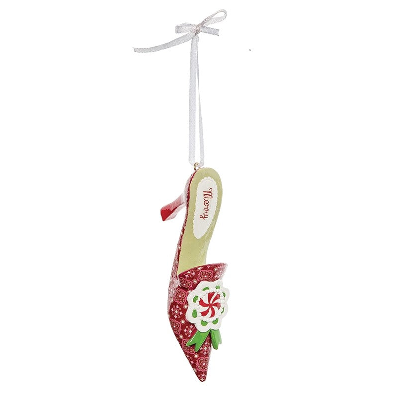High Heel Shoe Christmas Tree Ornament (Red)
