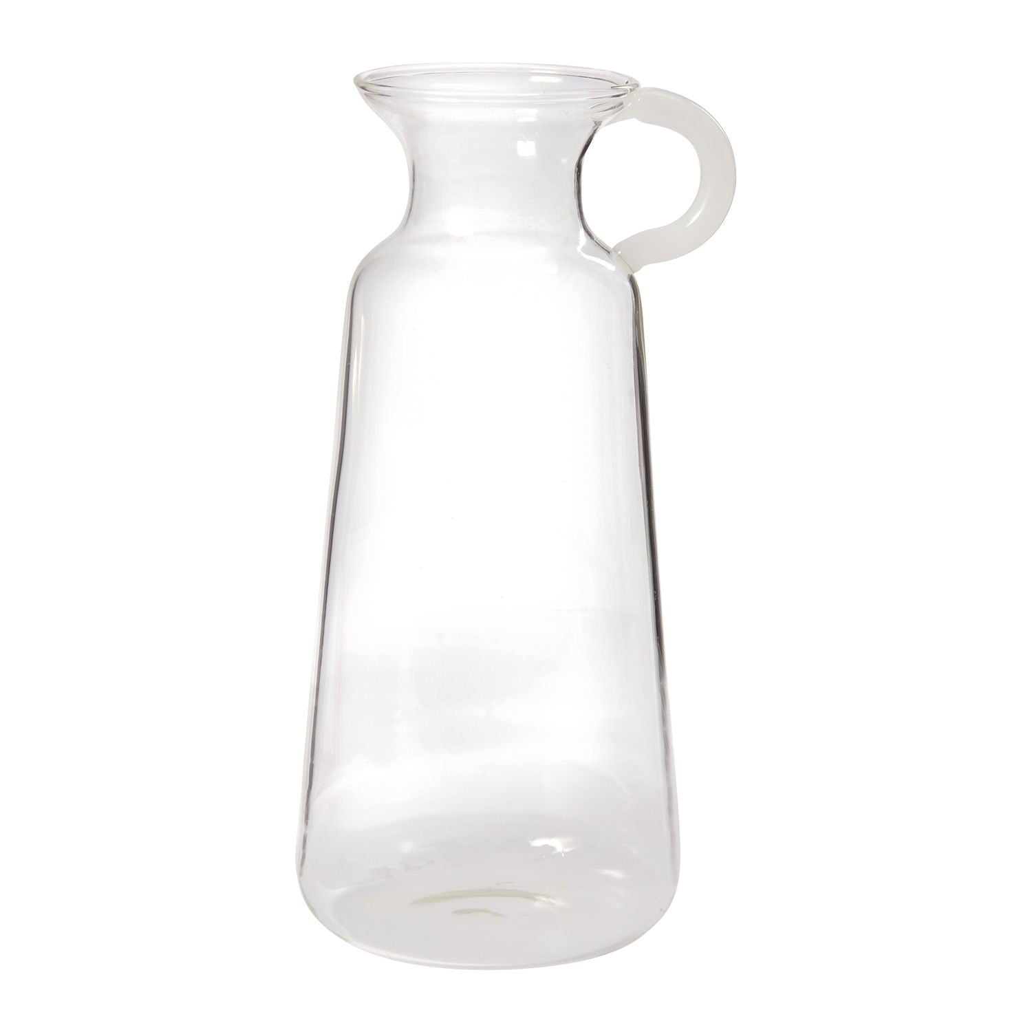 Simpatico Clear Glass Modern Pitcher Vase - Budvase