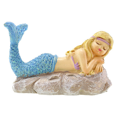 Sleeping Mermaid Girl Figurine Statue
