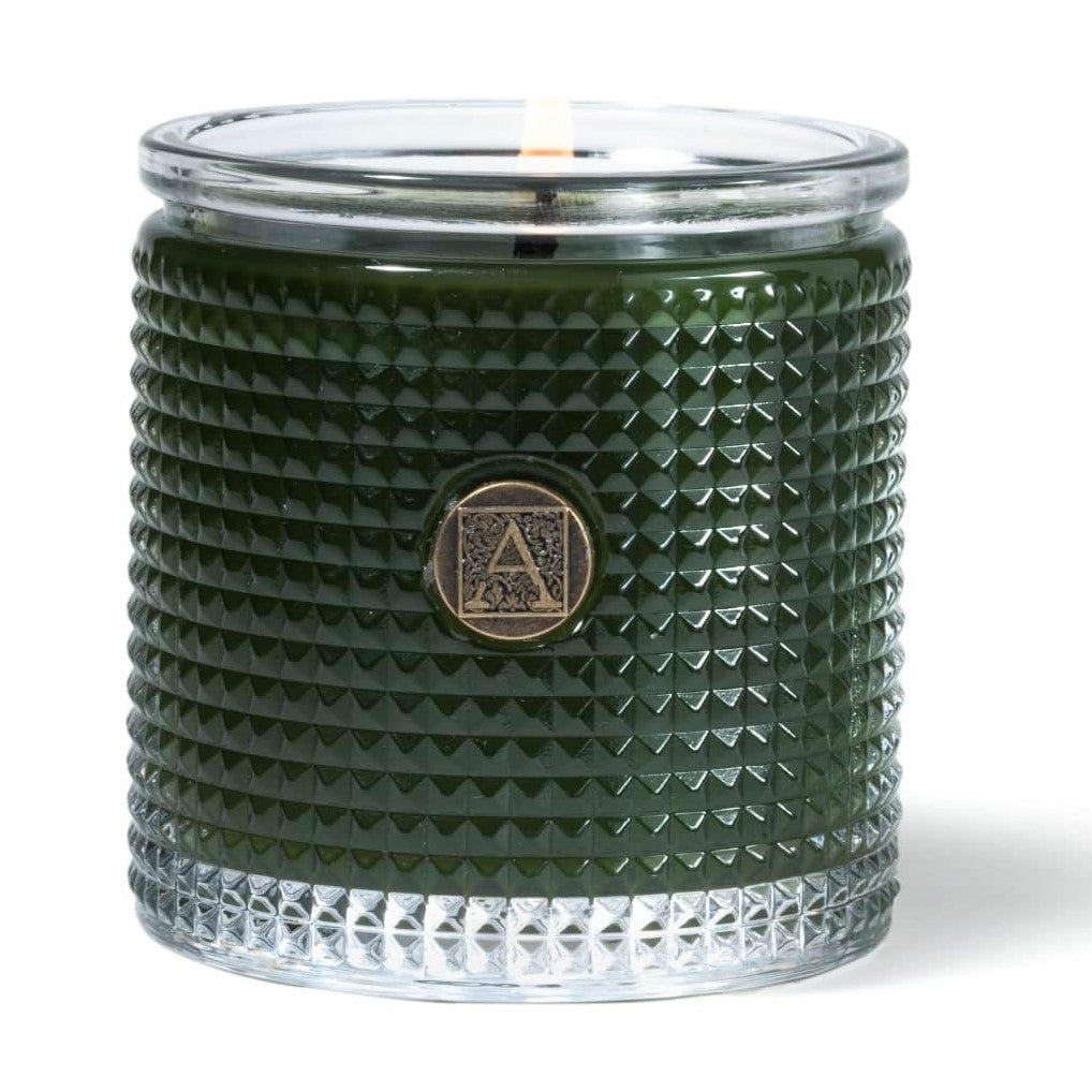 Aromatique Scented Textured Glass Jar Candle (The Smell Of Tree®)