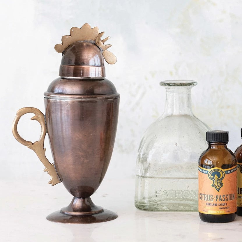 Rooster Cocktail Shaker (Wallace Brothers Vintage Reproduction)