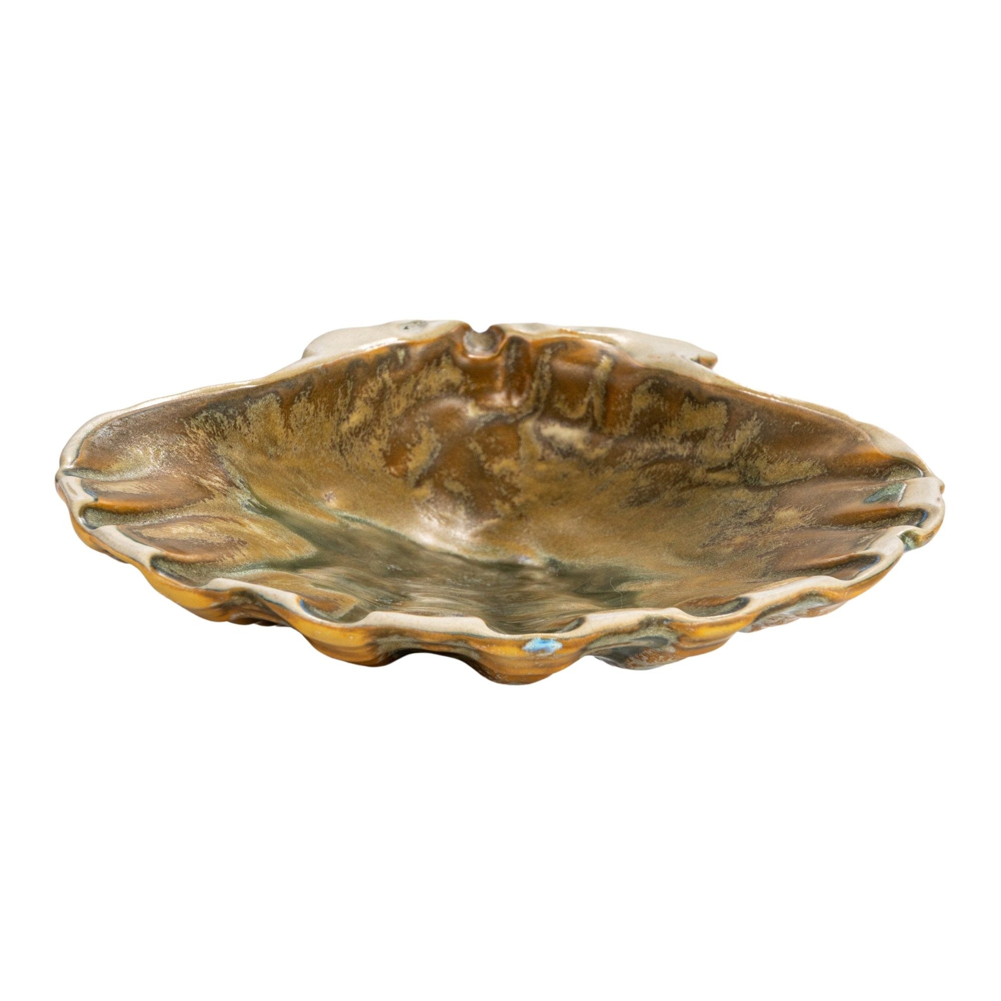 Stoneware Scallop Shell Dish