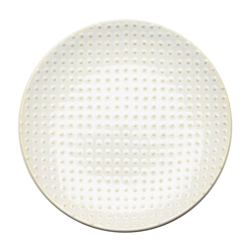 Swiss Dot Design Appetizer Salad Dish Plate (Set of 4)